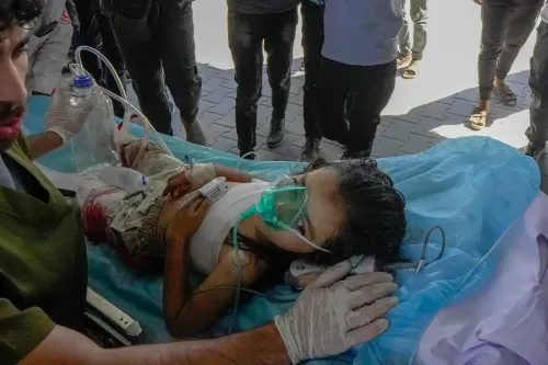 Israeli airstrikes in Gaza City