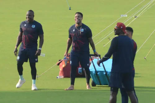 Kolkata: West Indies Conduct Training Session Before T20 World Cup Match Against India