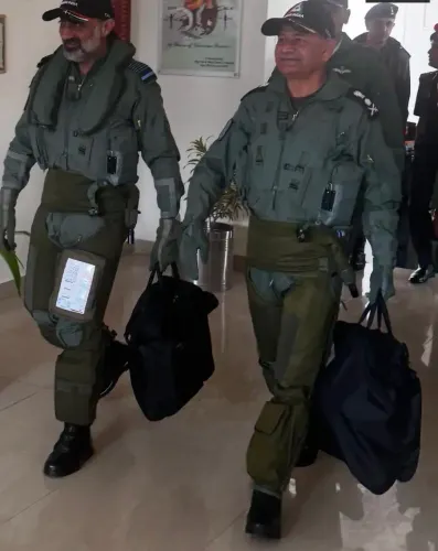 Aero India 2025: IAF and Army Leaders Fly Tejas Together