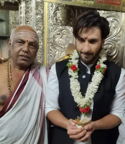 Ranveer Singh visits Chamundeshwari Temple after Karnataka HC order amid FWICE boycott