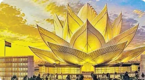 लखनऊ में कमल आकृति का नया विधान भवन: 200 एकड़ में बनेगा परिसर, 2026 में शुरू होगा निर्माण