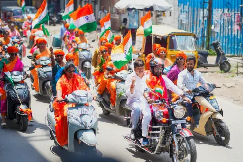 BJP's Mahila Shakti Scooty Rally in Hyderabad ahead of Liberation Day on Sep 17