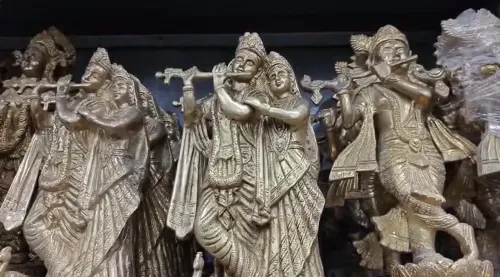 How Are Muslim Artisans in Aligarh Crafting Brass Idols of 'Laddu Gopal' for Krishna Janmashtami?