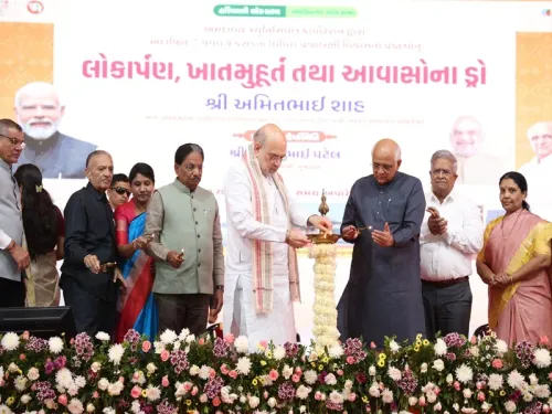 What Major Public Development Projects Did Ahmedabad Unveil with HM Shah's Presence?