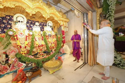 अहमदाबाद में भगवान जगन्नाथ की 149वीं रथयात्रा शुरू, अमित शाह ने परिवार संग की मंगला आरती