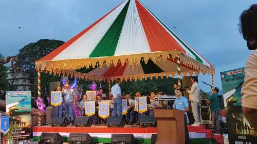 How Did the Air Force Band Captivate Guwahati with Patriotic Music on Independence Day?