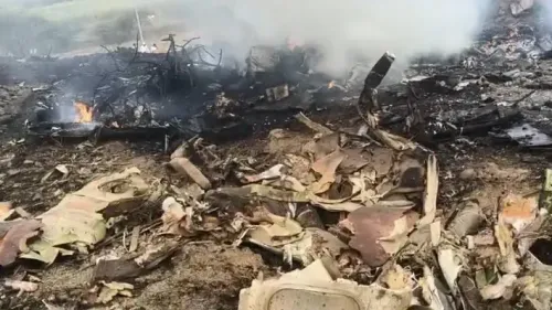 Did Ajit Pawar and five others perish in a plane crash near Baramati?