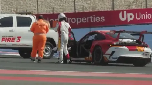 Ajith Kumar's Vehicle Collides During Practice; Actor Emerges Unharmed!