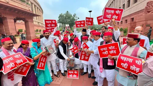 Akhilesh Yadav accuses BJP of betraying faith at Ram Temple Trust