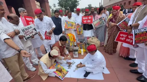 Akhilesh Yadav targets BJP over political funding opacity