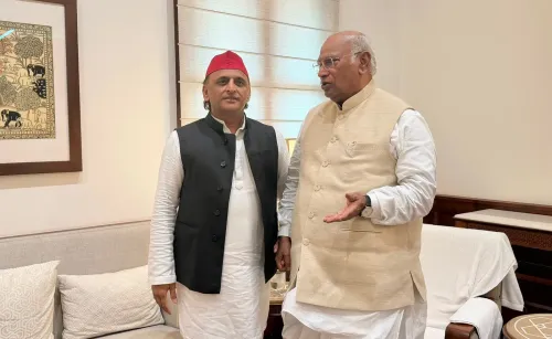Akhilesh Yadav wishes Kharge on birthday, hails INDIA bloc values