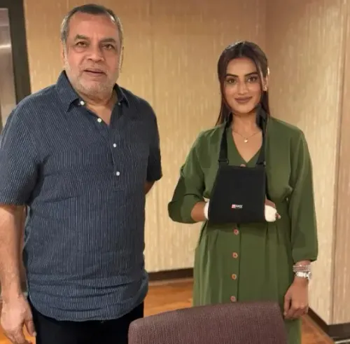 क्या अक्षरा सिंह ने परेश रावल से खास मुलाकात की?