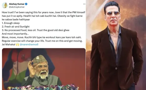 Akshay Kumar Praises PM Modi’s Call for Anti-Obesity Initiative