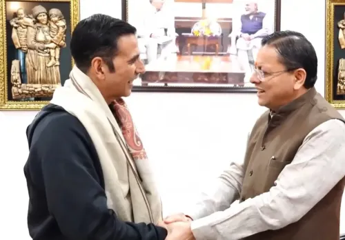 Akshay Kumar meets Uttarakhand CM Dhami, discusses Film Policy 2024