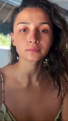 Did Alia Bhatt Just Perfect the Art of Hair Flips While Doing Her Makeup?