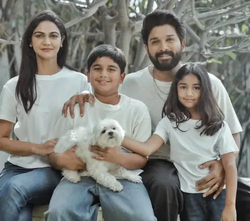 Sneha Reddy Celebrates Family Bliss with Allu Arjun Through Heartwarming Photos