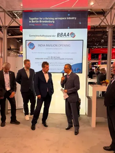 India Pavilion inaugurated at ILA Berlin Airshow 2025 by Ambassador Gupte
