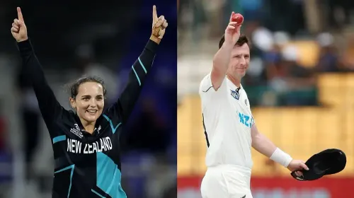 Amelia Kerr and Matt Henry Shine at New Zealand Cricket Awards