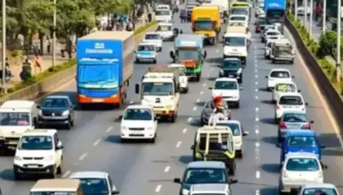 Traffic Snarl Spreads Over Six Kilometers on Srisailam Highway