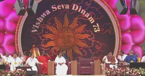 Amit Shah attends Amma's 73rd Birthday Seva Ceremony in Kollam