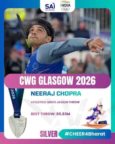 Amit Shah congratulates Neeraj Chopra on CWG 2026 silver