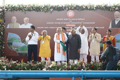 Amit Shah flags off India's first dual-fuel LNG train in Ahmedabad