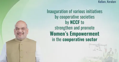 Amit Shah inaugurates NCCF women's empowerment schemes in Kollam
