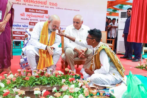 Amit Shah inaugurates reading rooms at Gandhinagar libraries