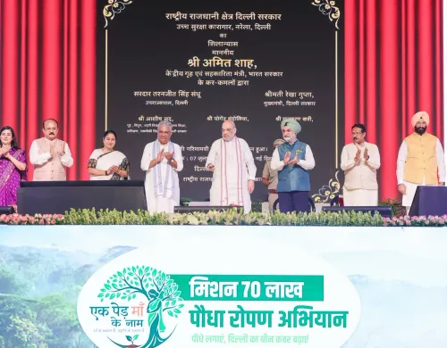 Amit Shah Launches Mission 70 Lakh Tree Drive in Delhi