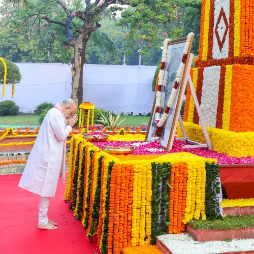 Amit Shah pays tribute to Sardar Patel on Rashtriya Ekta Diwas