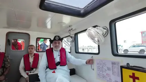 Amit Shah Reviews India-Pak Maritime Border at Harami Nala, Kutch