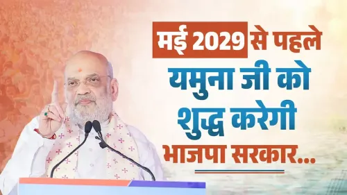 Amit Shah sets May 2029 deadline to clean Yamuna