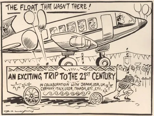 A Thrilling Journey into the 21st Century: PM Modi Critiques Rajiv Gandhi's Vision Using Iconic 'Hawa Hawai' Cartoon