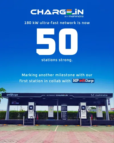 Anand Mahindra flags new EV charging partnership, eyes 1,000 points