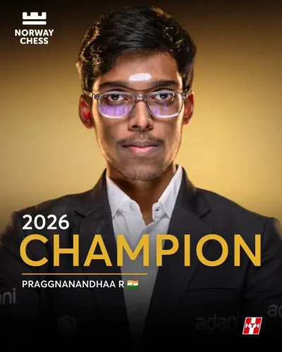 Anand Mahindra hails Praggnanandhaa's Norway Chess win