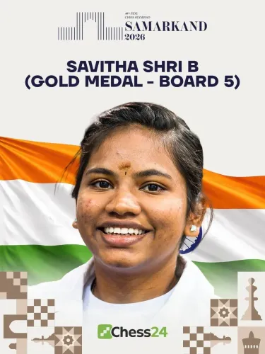 Anand Mahindra hails Savitha Shri's chess team gold