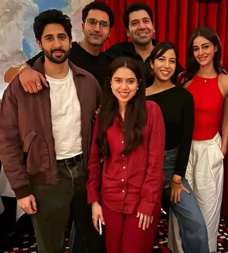 Did Ananya Panday Just Reconnect with Her Call Me Bae Cast?