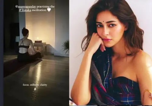Ananya Panday Offers Insight into Her ‘Trataka Meditation’ Practice