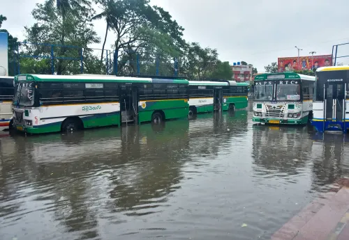 Andhra CM Naidu reviews Cyclone Arnab relief in cyclone-hit districts