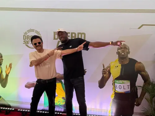 Did Anil Kapoor Have a Memorable Day with Usain Bolt While Applauding India's Young Sprinters?