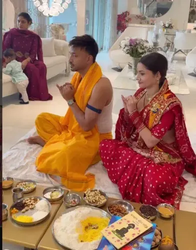 अंकिता लोखंडे ने पति विक्की जैन के साथ की भक्तामर पूजा, शक्ति का अनुभव साझा किया