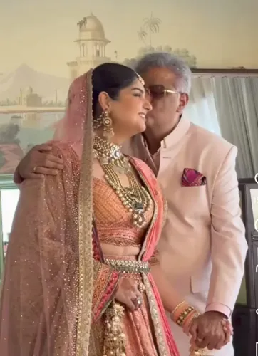 Anshula Kapoor's bidaai video with Boney Kapoor moves fans