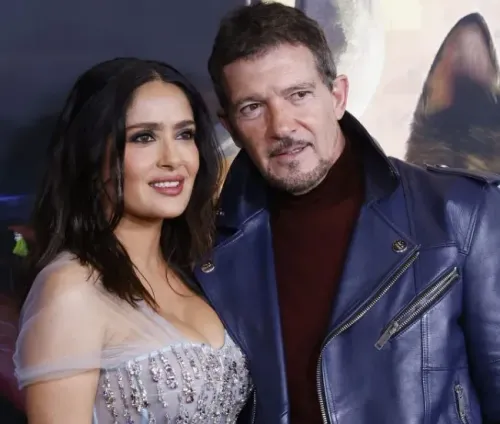 Antonio Banderas wishes Salma Hayek on her 60th birthday: 'Big hug from Málaga'
