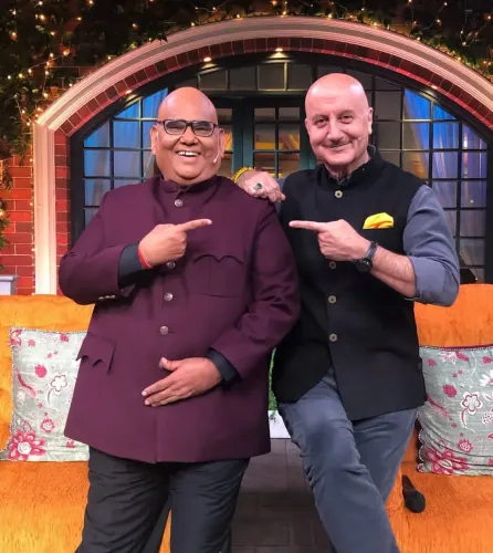 Anupam Kher shares emotional tribute to Satish Kaushik with Kapil Sharma memory