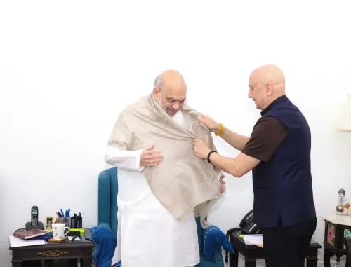 Anupam Kher meets Amit Shah, discusses country, culture and cinema