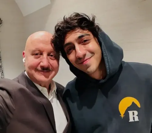 Did Anupam Kher Just Prove There’s No Generation Gap with Ahaan Panday?