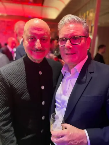 Did Anupam Kher Just Charm the UK PM with His Film?