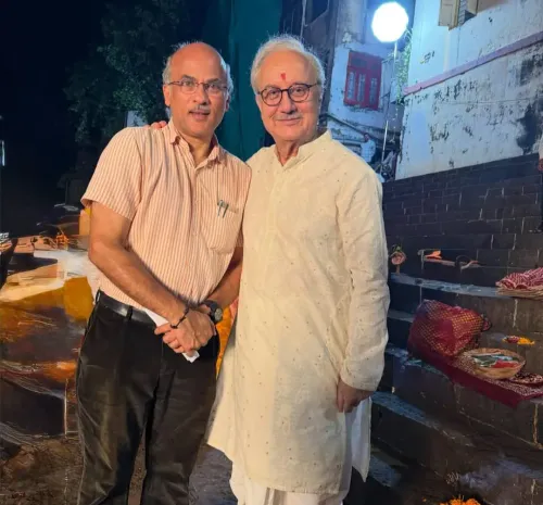 Anupam Kher wraps 'Yeh Prem Mol Liya' with Sooraj Barjatya