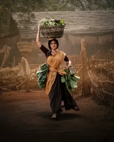 Anupama Parameswaran's look as Kandula Sulochana Rani in pan-Indian film 'Bhogi' released