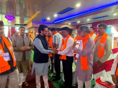 Anurag Thakur Addresses BJP Workers at Deendayal Training Camp in Hamirpur